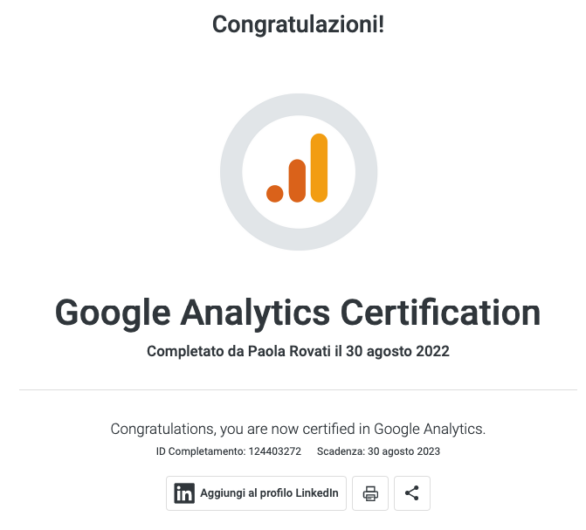 Google Analytics Certification 30082022
