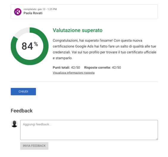 Superamento Test Campagne Shopping