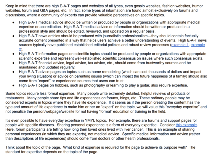 Come migliorare Google EAT